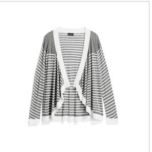 Stitch Fix Bobeau open striped cardigan NWT